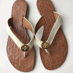Tory Burch patent leather sandals